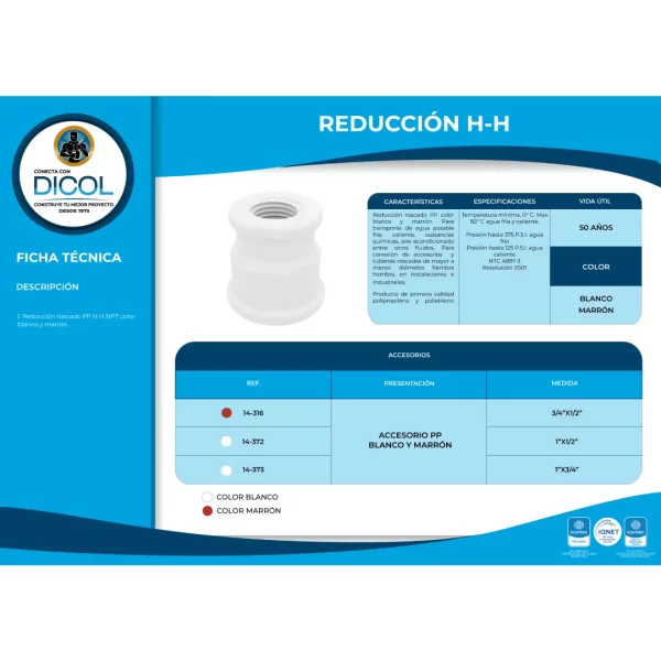 Pack Union Reduccion Hh x 10 unidades - Image 4