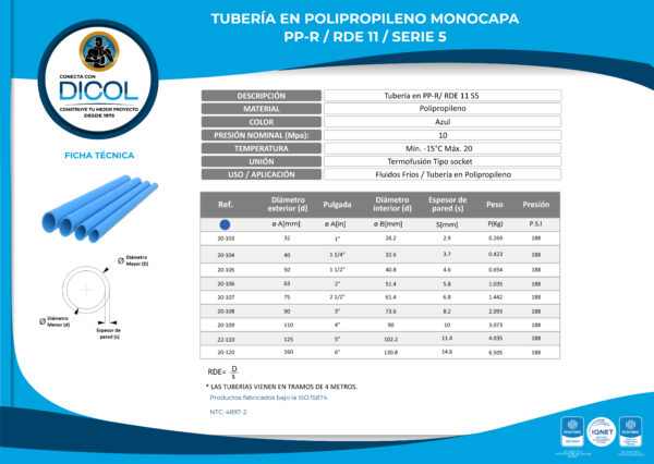 Tuberia PP Pn10 - Image 4