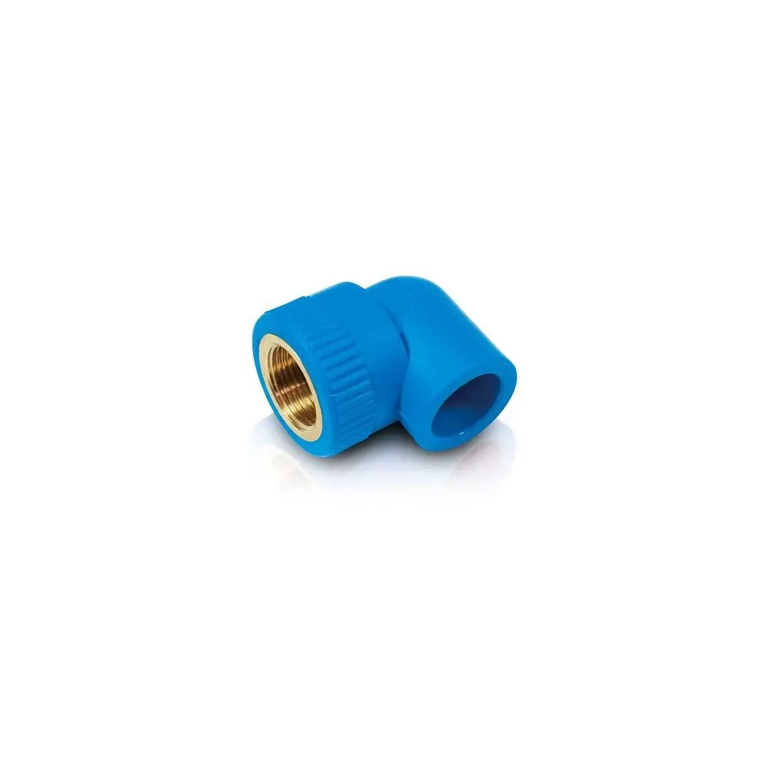 Codo 90° HH.  Inserto Metalico