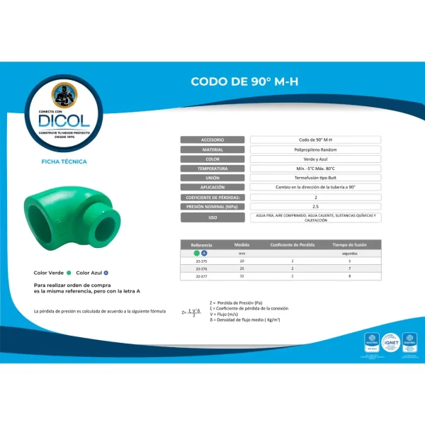 Codo 90° MH - Image 3