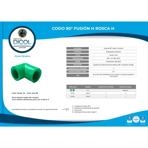 Pack Codo 90° HH x 5 unidades - Image 3