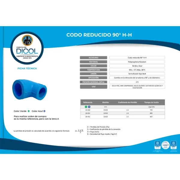 Pack Codo Reducido 90° HH x 5 unidades - Image 4