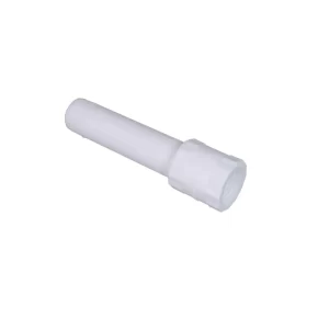 Tubo Ext.Cocina Blanco C/Union *10cm